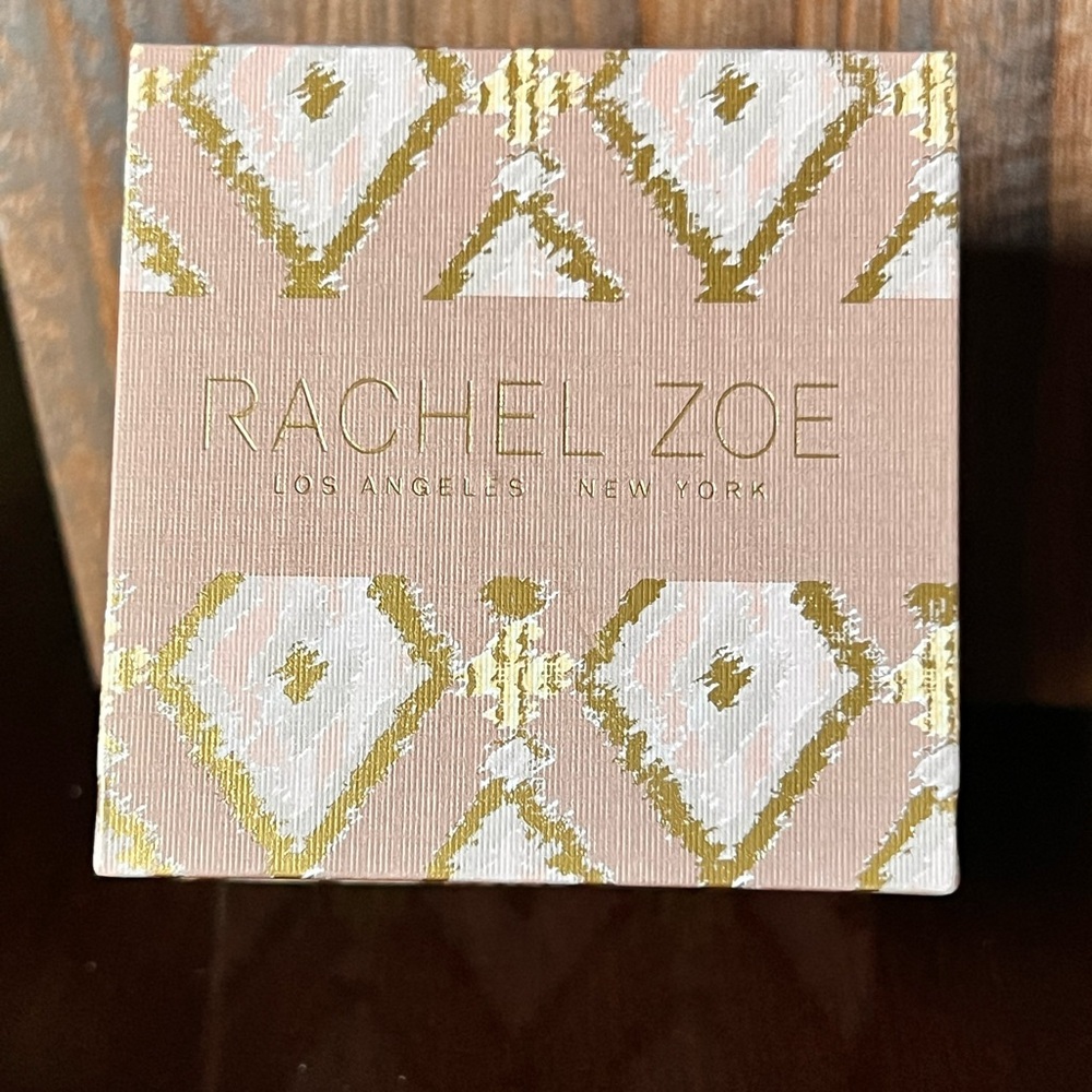 Rachel Zoe - 14k Gold Plated Huggie-Style Clover Drop Earrings - Picture 5 of 7